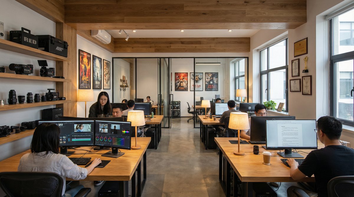 午夜福利影视传媒公司办公环境